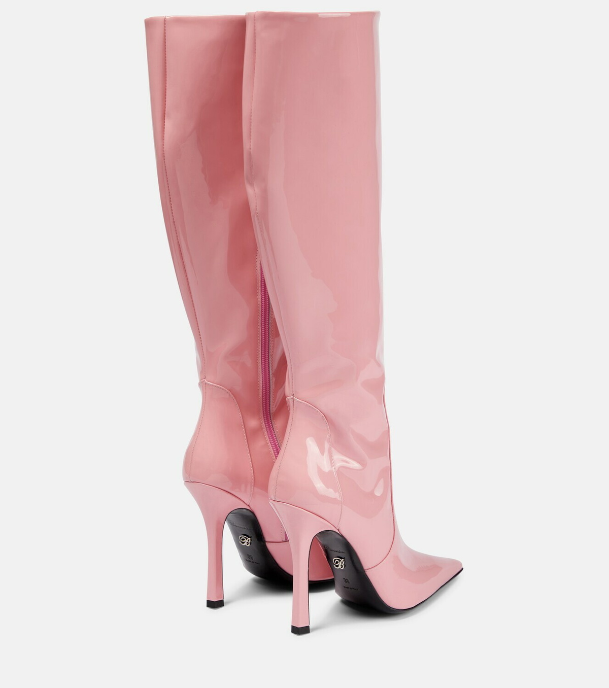 Blumarine - Patent leather knee-high boots