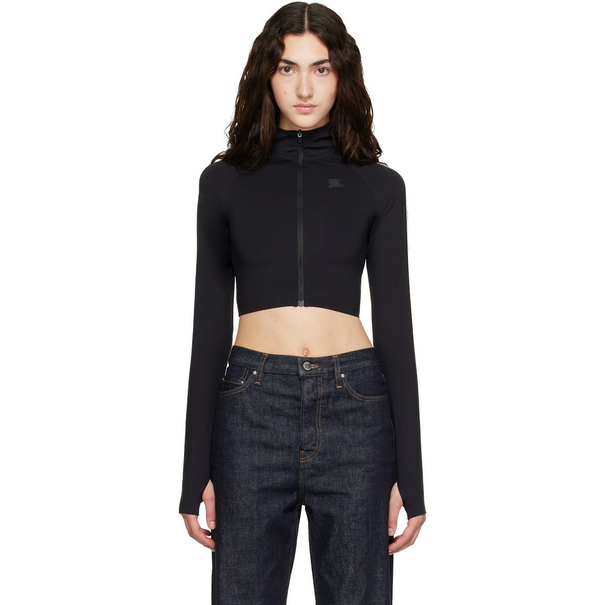 Burberry Black Astrid Track Jacket