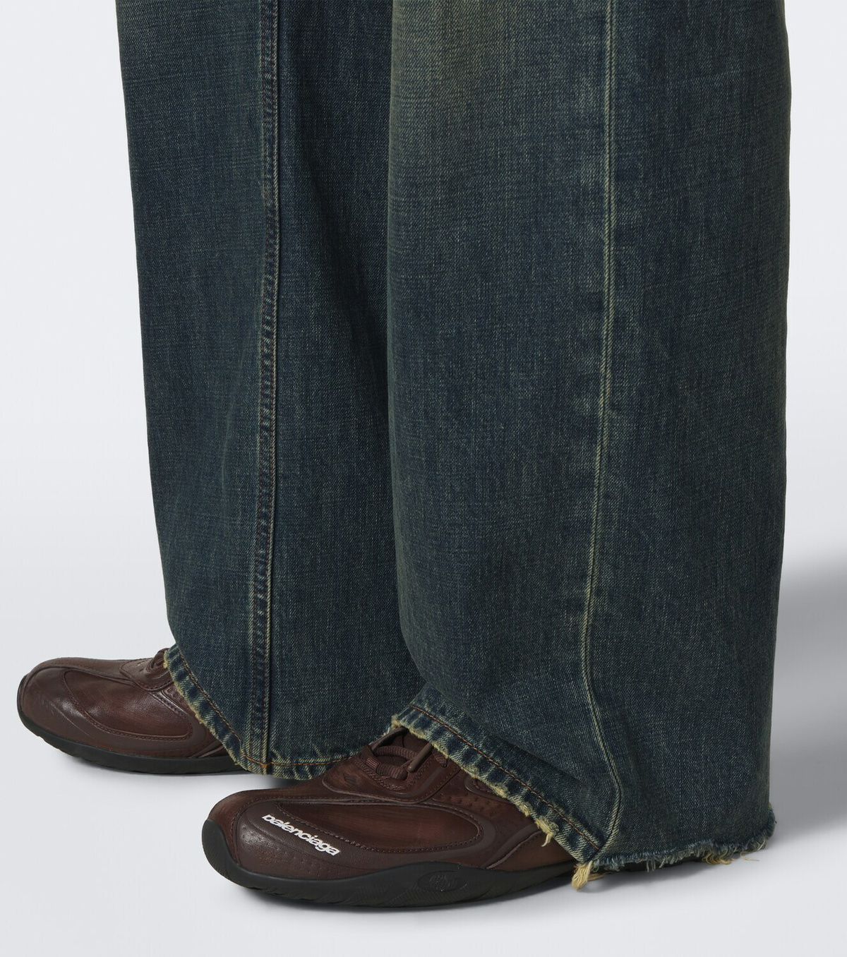 Balenciaga Faded wide-leg jeans