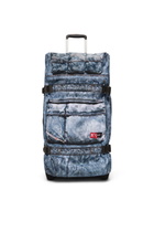 Diesel Travel trolley in trompe l'oeil denim - Carry-on Suitcases - Unisex - Blue