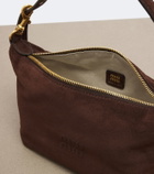 Miu Miu Spirit suede shoulder bag