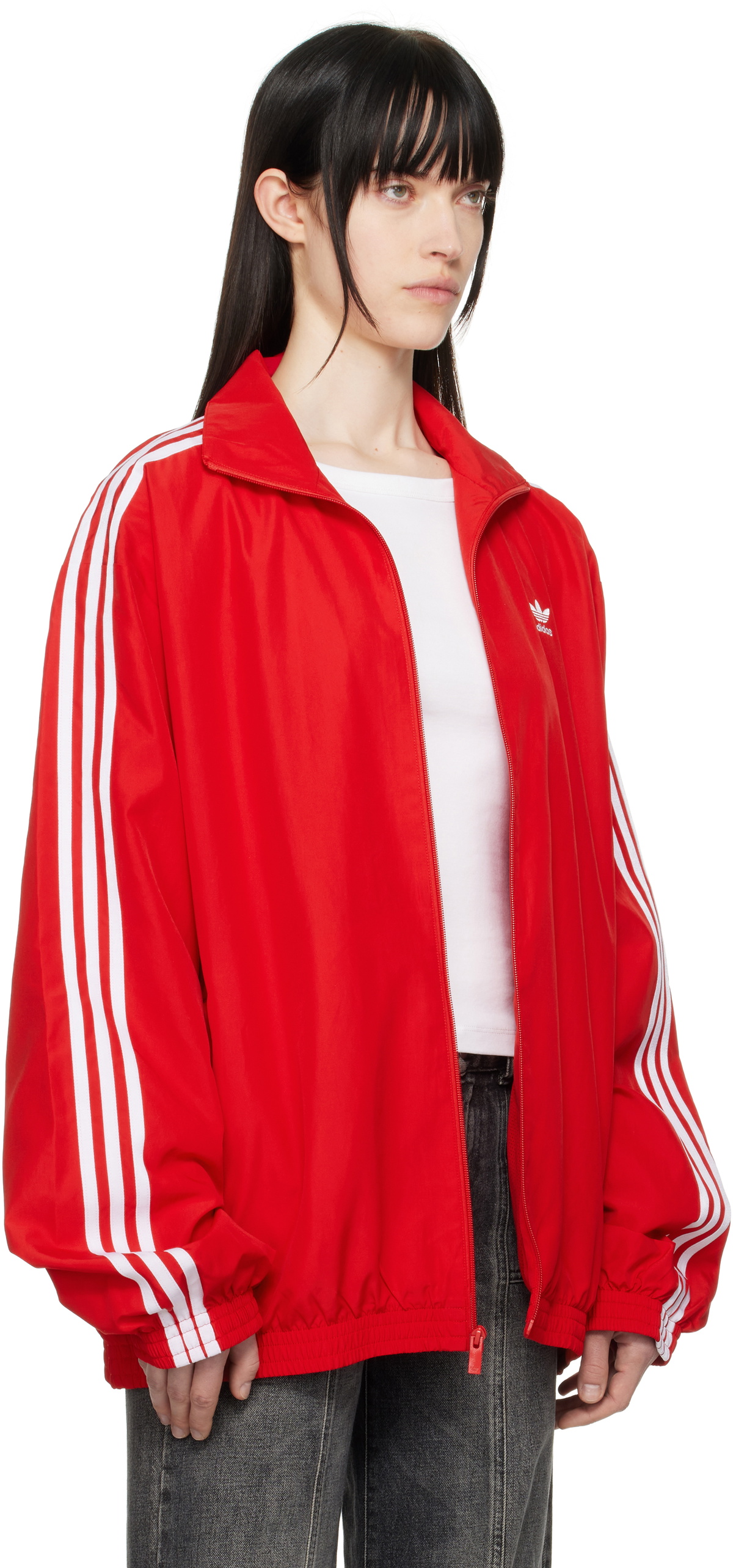 adidas Originals Red Adilenium Season 3 Oversized Track Jacket