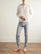 TOM FORD - Grosgrain-Trimmed Stretch-Cotton Jersey Long Johns - Gray