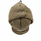 Nanga Men's Takibi Ripstop Down Ear Flap Cap in Khaki