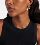 Givenchy Chain Link pearl-embellished earrings
