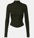 Victoria Beckham Ribbed-knit wool turtleneck sweater