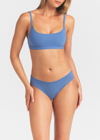 Skims Stretch-jersey Scoop Bralette Navy