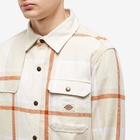 Dickies Men's Nimmons Check Flannel Shirt in Cement