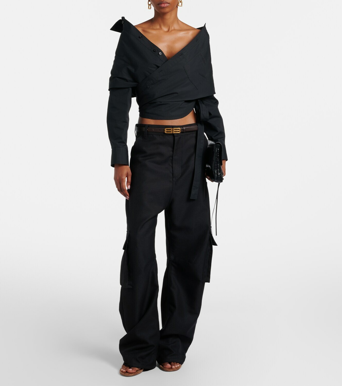 Balenciaga Wool cargo pants