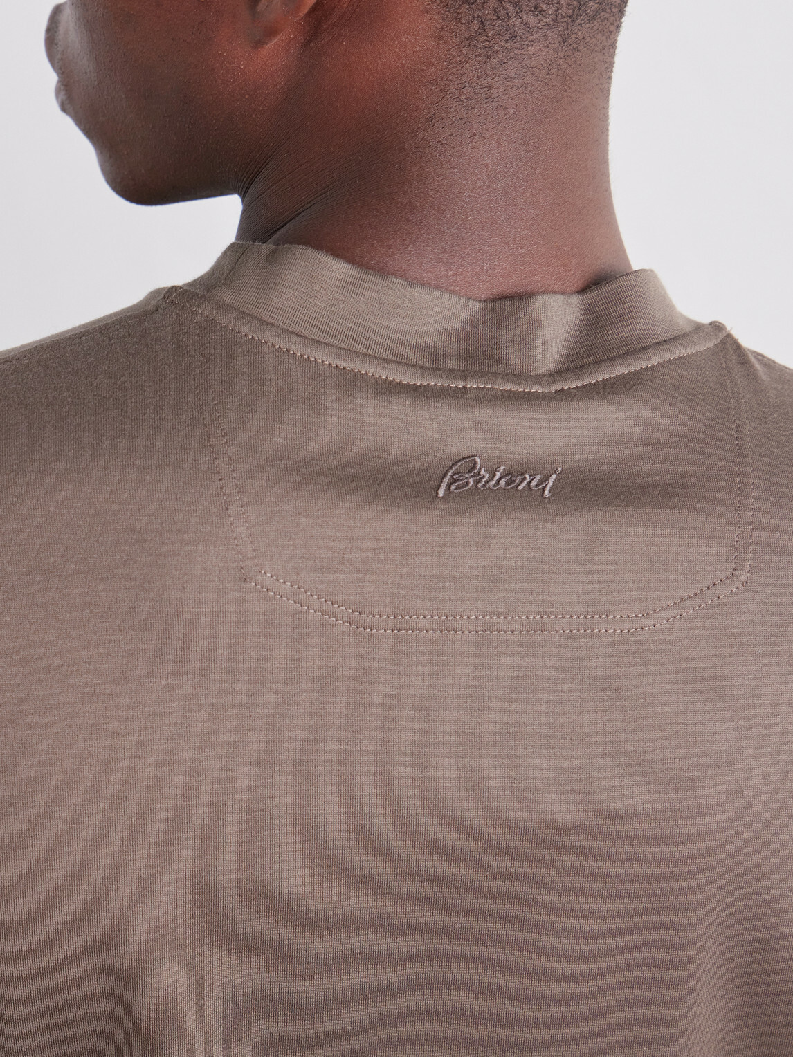 Brioni - Cotton-Jersey T-Shirt - Brown
