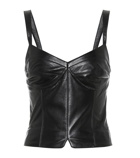 Isabel Marant - Xanti leather bustier top