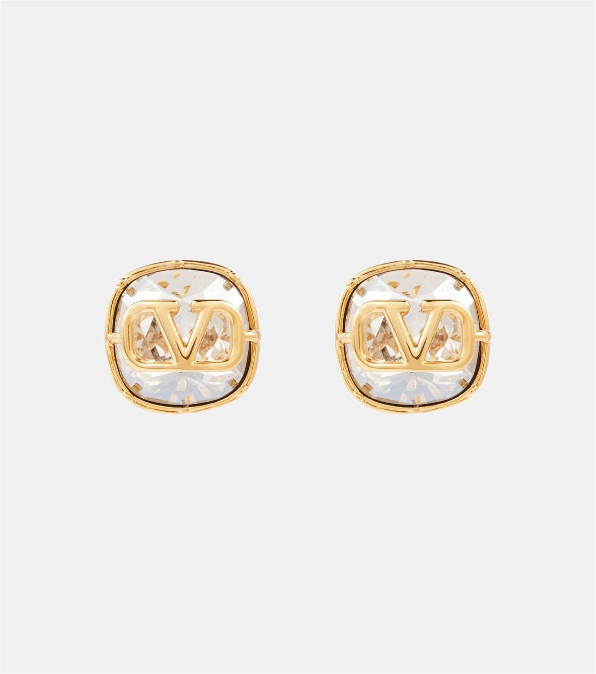 Valentino VLogo crystal stud earrings Valentino