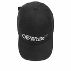 Off-White Men's Drill Bookish Baseball Cap in Black/White 