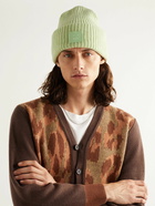 Acne Studios - Appliquéd Ribbed Wool Beanie