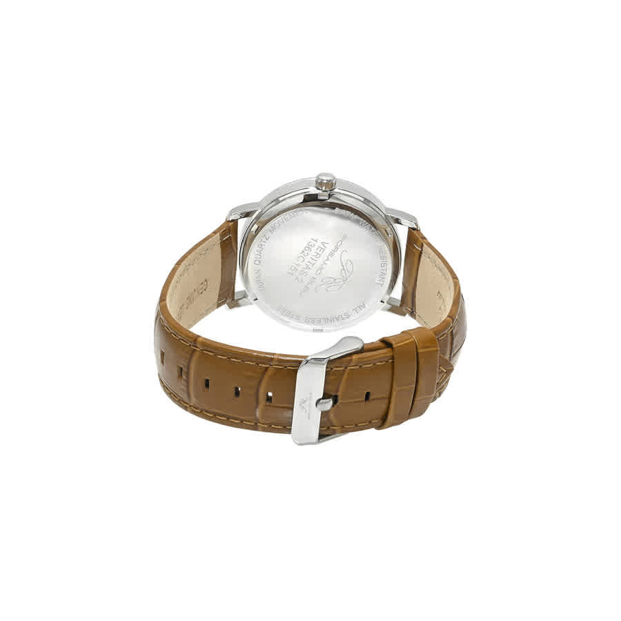 Porsamo Bleu Veritas 2 Quartz Silver Dial Mens Watch 1362CVEL