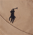 Polo Ralph Lauren - Loft Logo-Embroidered Cotton-Twill Bucket Hat - Neutrals