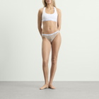 Calvin Klein Women's Icon Bikini Brief - 3 Pack in Black/White/Animal Mirror Oxford Tan