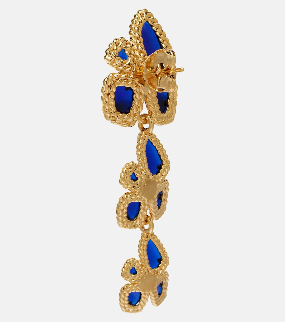 Zimmermann Bloom Large embellished drop earrings