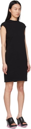 Victoria Beckham Black Cocoon Short Dress