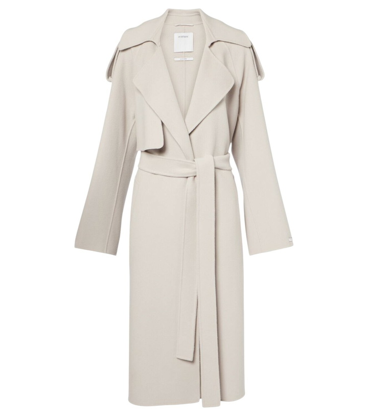 Photo: Sportmax Fiore belted wool coat