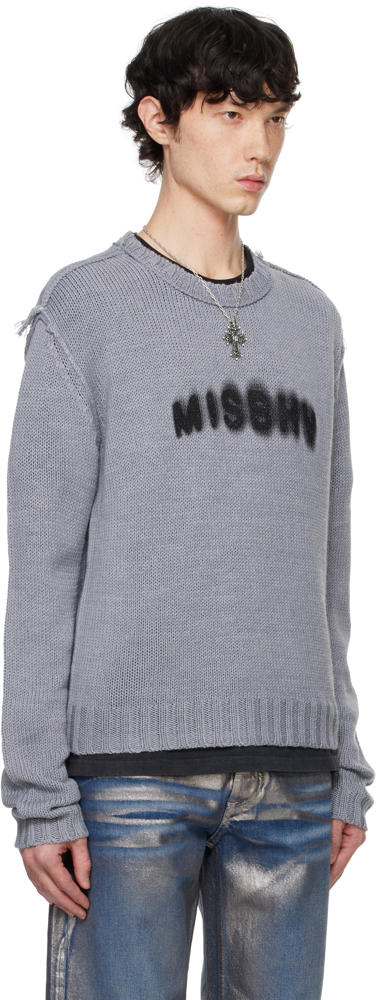 MISBHV Gray Community Sweater