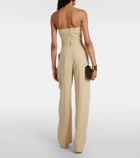 Tove Gabrielle high-rise linen wide-leg pants