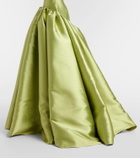 Solace London Cassias bandeau satin gown