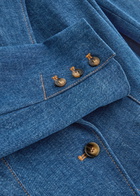 Paige Candace Stretch-denim Blazer Blue