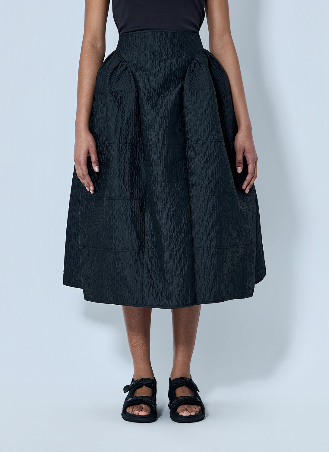 Cecilie Bahnsen CBdaphne Skirt Stria Matelasse