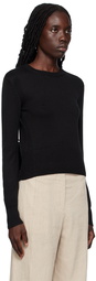 TOTEME Black Crewneck Sweater