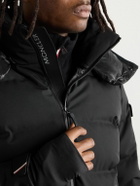Moncler Grenoble - Montgetech Logo-Appliquéd Quilted Stretch-Nylon Hooded Down Ski Jacket - Black
