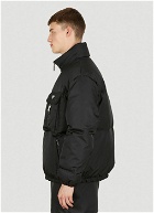 Re-Nylon Puffer Jacket in Black