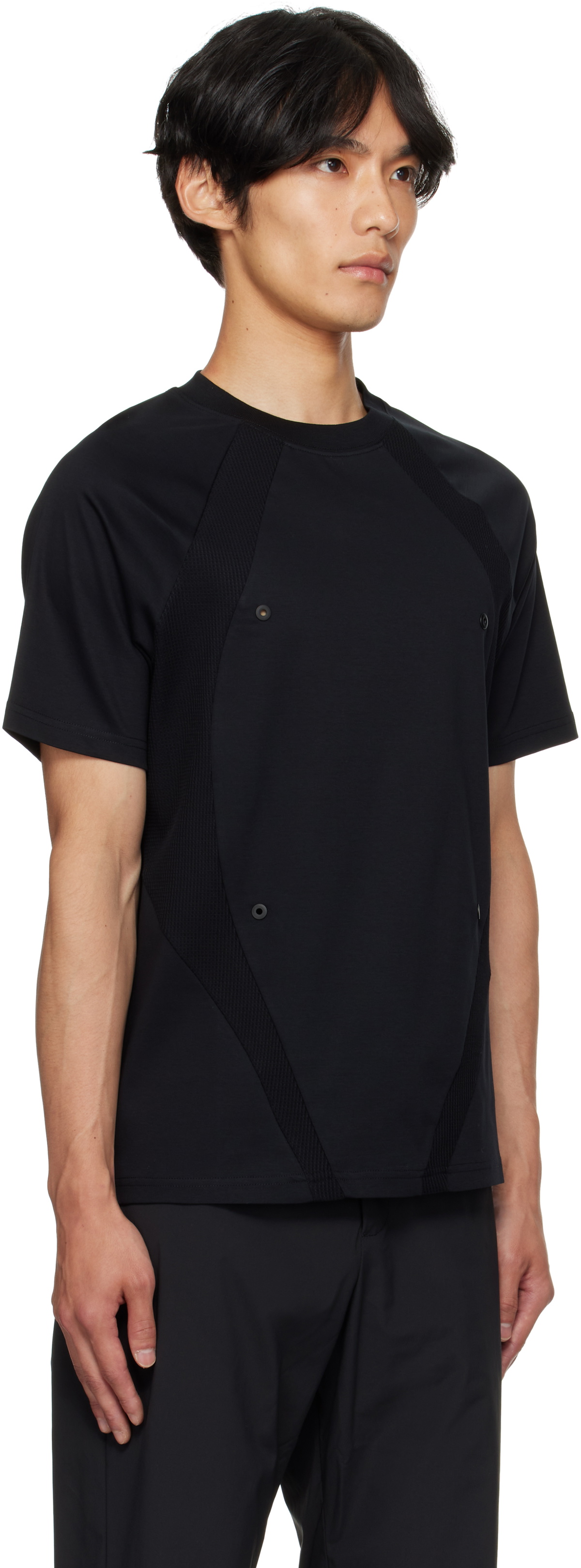 HELIOT EMIL Black Lux T-shirt