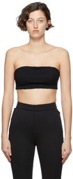 Staud Black Lillies Tube Top