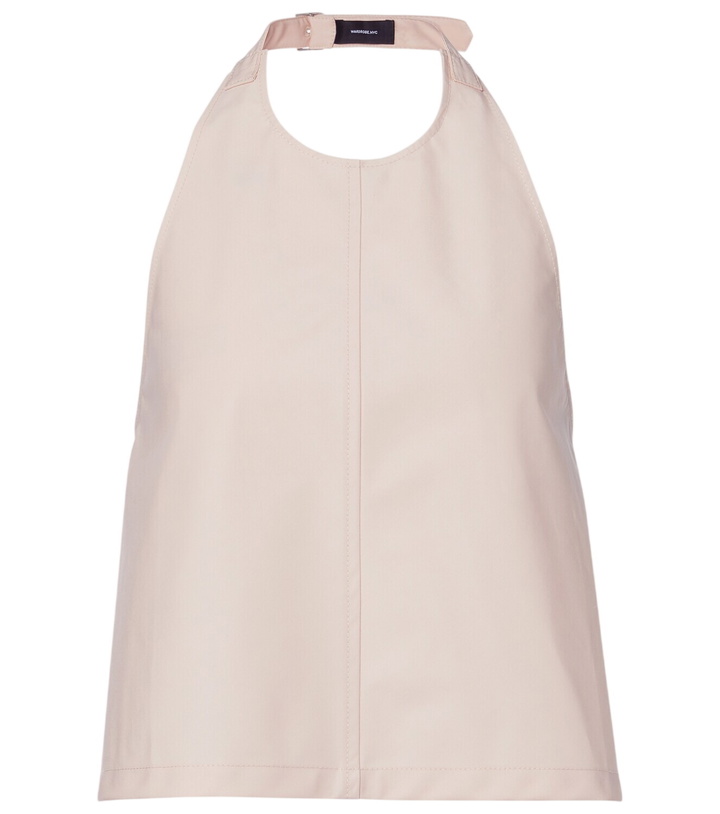 Photo: Wardrobe.NYC Halterneck cotton-blend top