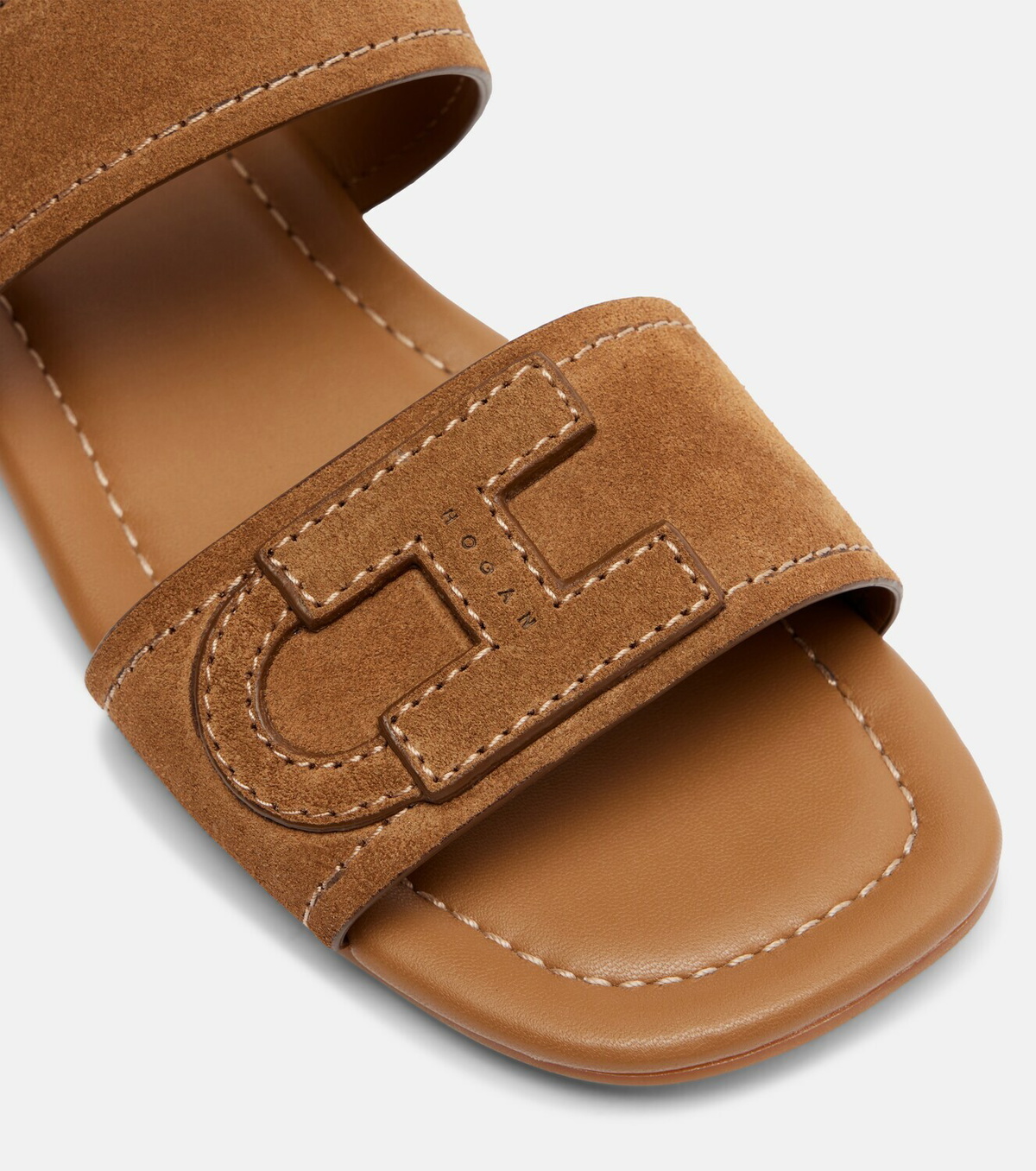 Hogan H685 suede sandals