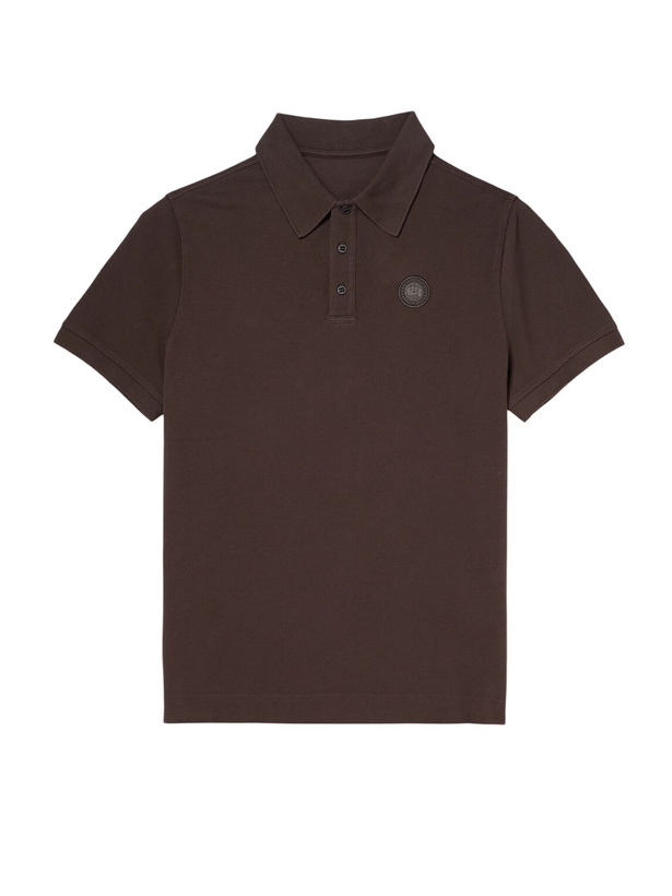 Photo: Canada Goose - Beckley Logo-Appliquéd Cotton-Piqué Polo Shirt - Brown
