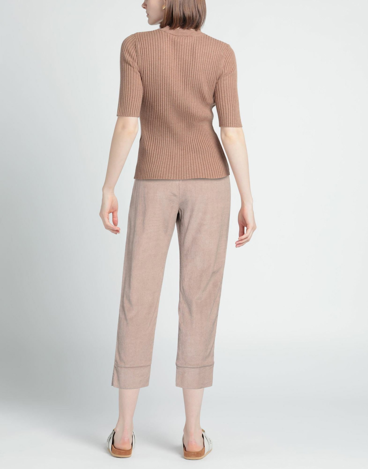 Alessia Santi Womens Pants Sand