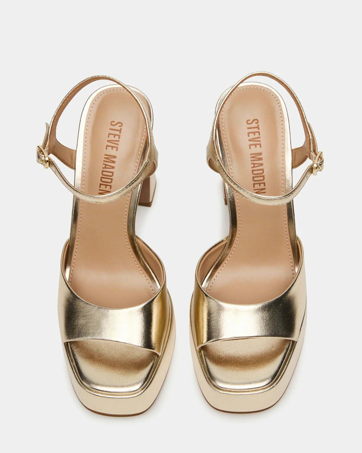 Steve Madden Liandra Heels in Gold