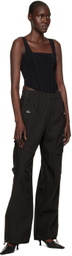 Dion Lee Black Corset Tank Top