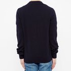 Comme des Garçons Play Men's V-Neck Jumper in Navy/Red