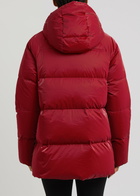 Varley Fullerton Quilted Hooded Shell Coat Red