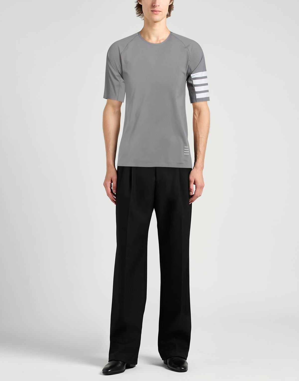 Thom Browne Mens T-shirt in Grey