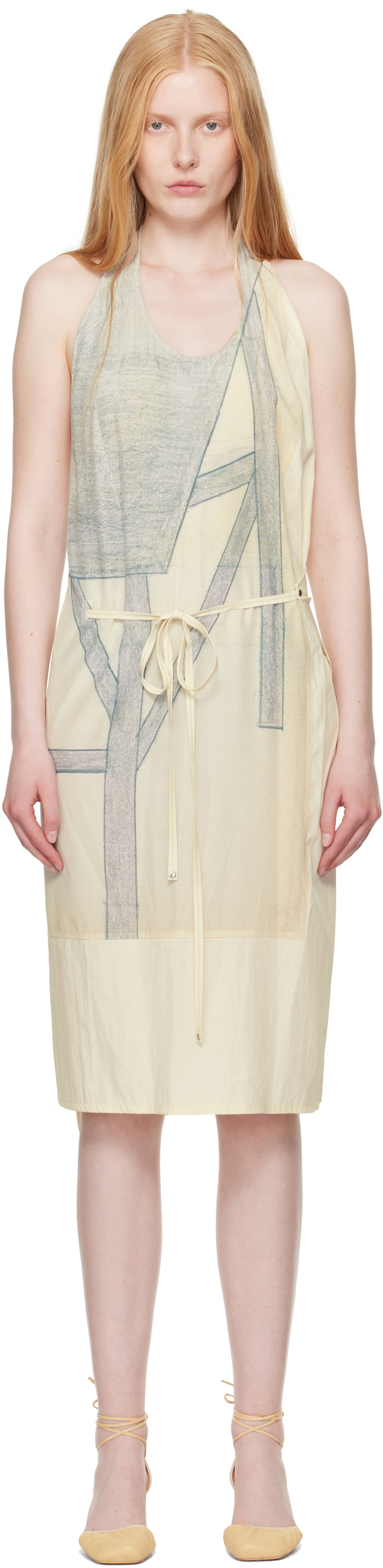 ワンピース LEMAIRE Apron viscose short dress Lemaire Apron viscose short dress XS | Grailed