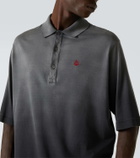 Alexander McQueen Ombré cotton polo shirt