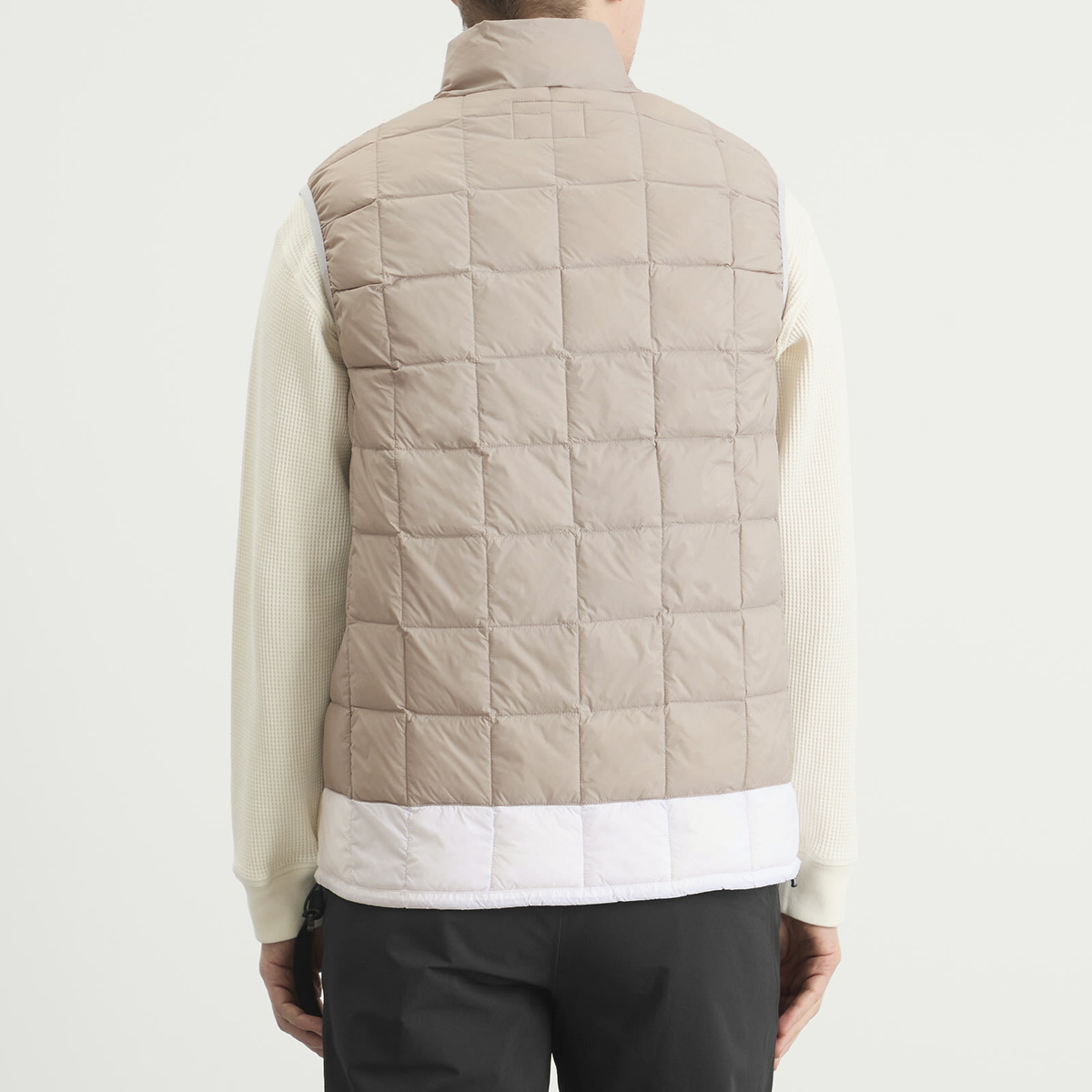 Taion Men's x Mountain Research Down Zip Vest in Grey