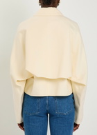 Another Tomorrow Cotton Jacket Beige