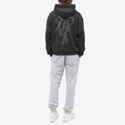 Represent Men's Cherub Initial Zip Hoodie in Jet Black