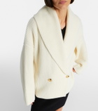Vince Ribbed-knit wool-blend jacket