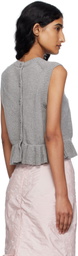 Cecilie Bahnsen Gray Bill Vest